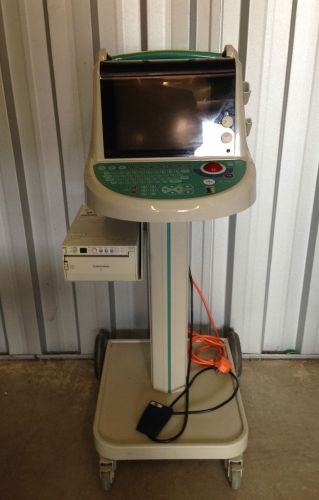 OPTOPOL DESMIN USO ophthalmic ultrasound scanner OB 12 MHz probe printer trolley