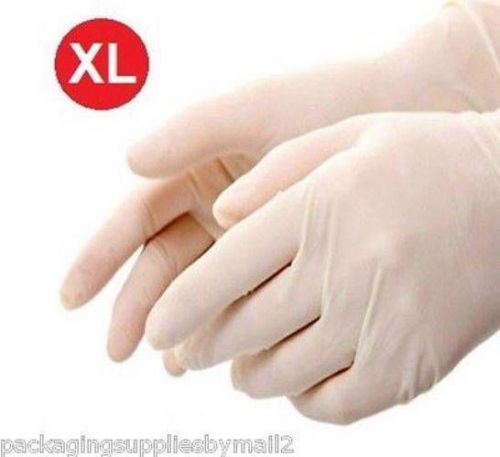 1000/cs latex disposable gloves powdered (non vinyl nitrile exam) size xl for sale