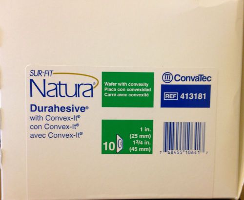 Convatec 413181 Sur-fit Natura Durahesive with Convex-It Wafer Flange 1&#034; (25mm)