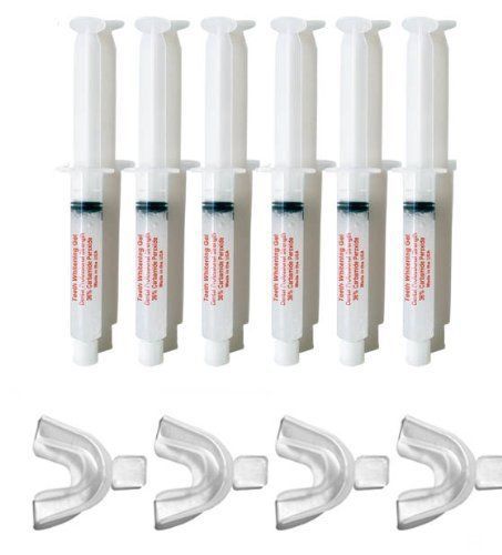 INSTANT WHITE SMILE optimized 60cc GELL ONLY syringes 4 free TRAYS) 36% Professi