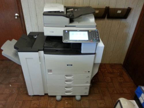 SAVIN MP4002SP Copier Machine Network Printer Scanner Fax Finisher Copy Stapler