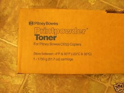 New OEM Pitney Bowes Printpowder Toner 424-0 C650 Black