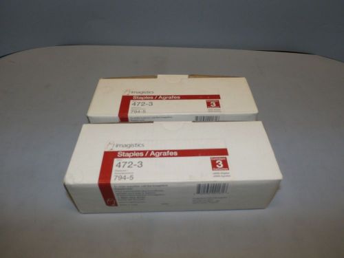 2 x 3 packs of Oce Staple Cartridges 472-3  CM2510, CM4010 10,000 Staples