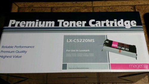 Premium Magenta Toner Cartridge LX-C5220MS For Use In Lexmark