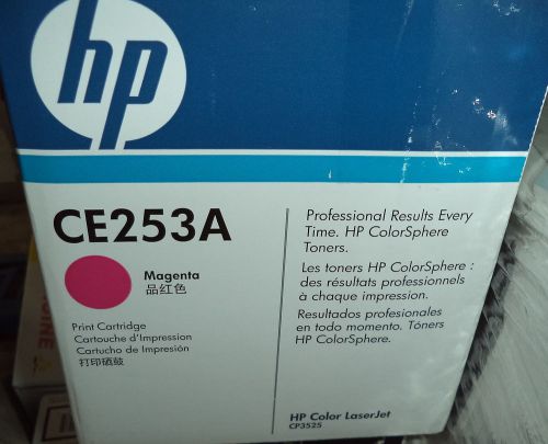 HP CE253A MAGENTA CARTRIDGE FOR CLJ CP3525 NEW