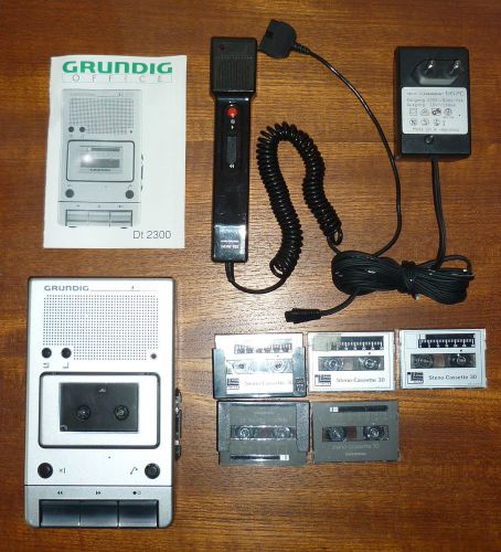 Grundig dt 2300 steno-cassette 30 - diktiergerat - burogerat grundig system 2000 for sale