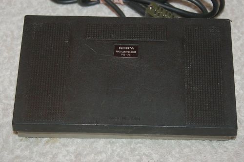 SONY FS-75 FOOT CONTROL PEDAL UNIT FOR BI-85 BM-88 BM-89 BM-840 BM-845 BM-850