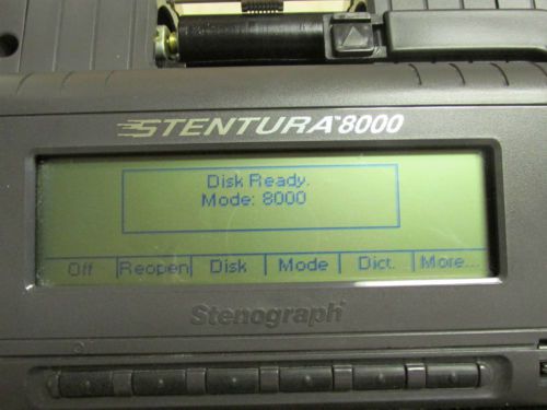 Stentura 8000 steno machine--excellent condtion with extras for sale
