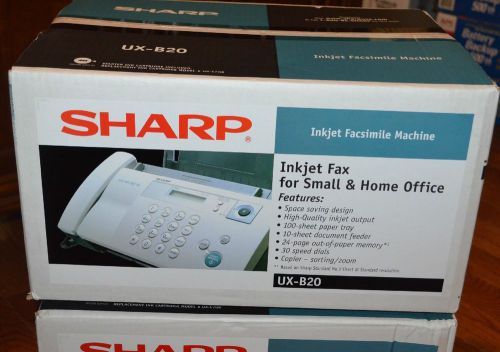 BRAND NEW Sharp UX-B20 Plain Paper Inkjet Fax Machine (sealed)