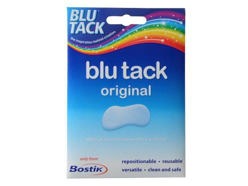 Genuine Bostik Blu Tack Original 60g Handy Size - Blue Tack / Blue Tac
