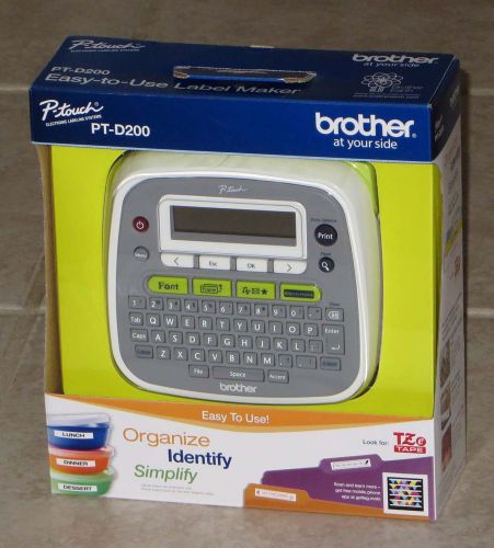 Brother P-Touch PT-D200 Label Maker (Labeler): Brand NEW &amp; Sealed! FREE Shipping