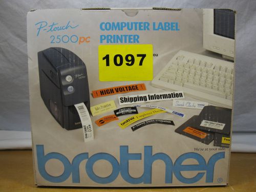 NEW! Brother P-Touch 2500PC Electronic Labeling System Thermal Printer RS-232