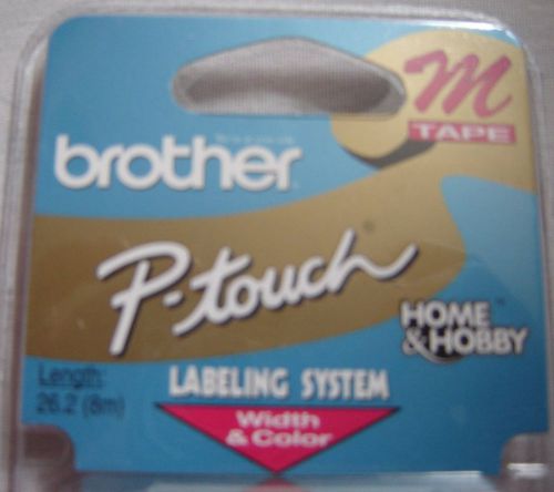 BROTHER P-Touch WHITE Tape 12mm  1/2&#034; ~ Reorder # M231