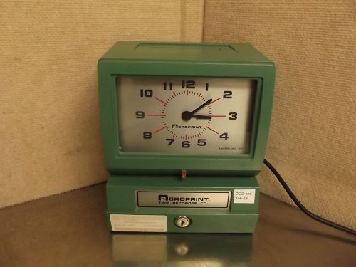 Accroprint 150 heavy duty mountable time recording clock 150rr4 l@@k!! ah16 for sale