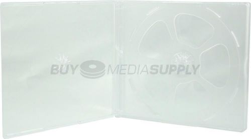 10.4mm Standard Clear Quad 4 Discs CD Jewel Case - 60 Pack