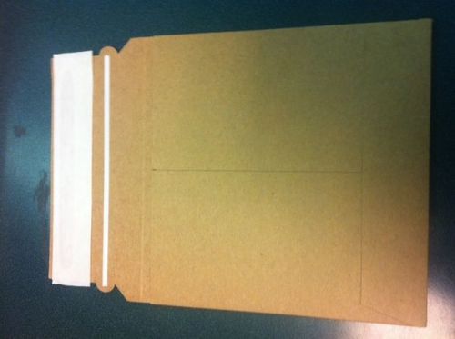 200 NEW ECO FRIENDLY 6&#034; CARDBOARD CD &amp; DVD MAILERS W/PAPER PEEL&amp;SEAL JS92ECO