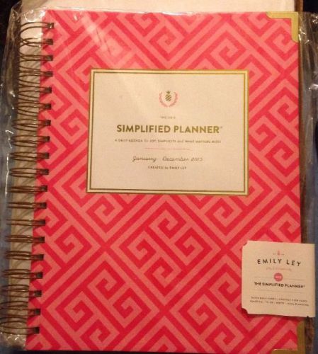 2015 Simplified Planner Daily Edition By Emily Ley Pink Key