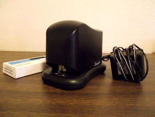 Swingline electric stapler model 211xx black ac adapter + standard staples works for sale