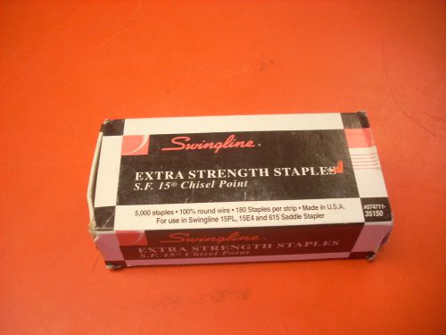 Swingline SF 15 Chisel Point Extra Strength Staples