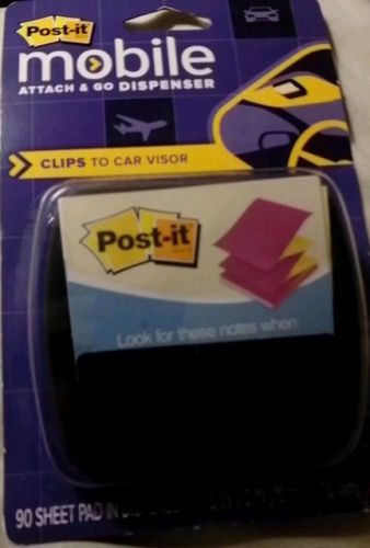 Post-it mobile attach and go dispenser 90 sheet pad incl.