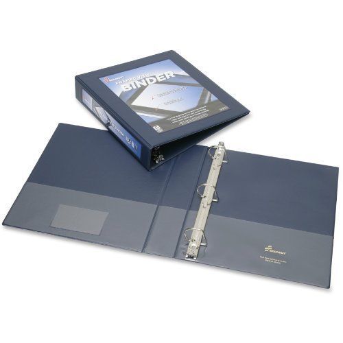 Skilcraft Frame View Binders - Navy Blue, 1-1/2&#034; - Letter - 8.50&#034; X (nsn4621385)