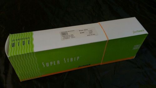 New 100ct powis parker fast back super strip binder strips wide black 11&#034; w101 for sale