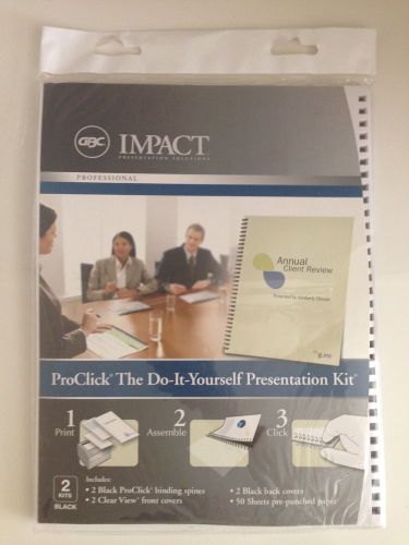 GBC Impact Presentation Solutions- ProClick  Do-it-yourself Presentation Kit