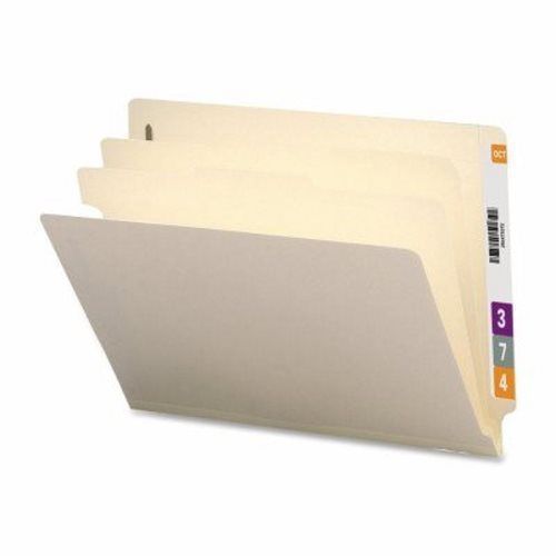 Sparco Classification Folders, End Tab, 2 Div, Legal,10/BX, Manila (SPRSP18254)