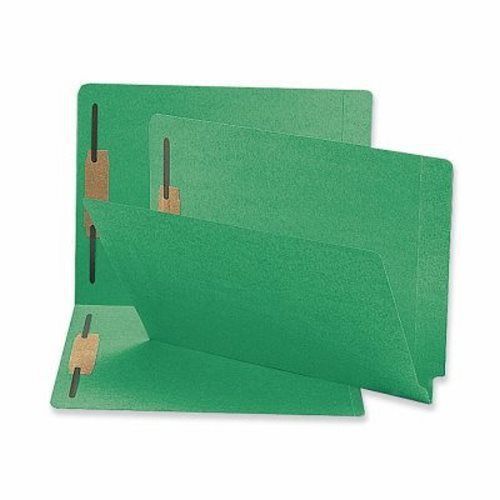 Sparco Fastener Folders,2-Ply End Tab,2 Fastener,Letter,50/BX,Green (SPRSP17244)