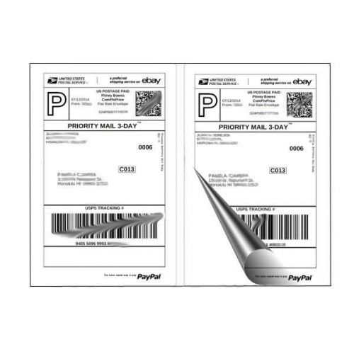 200 Premium Self Adhesive Blank Shipping Labels 8.5x5.5