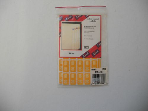 Smead year 2000 end tab labels 67900 ets-00 250 labels for sale