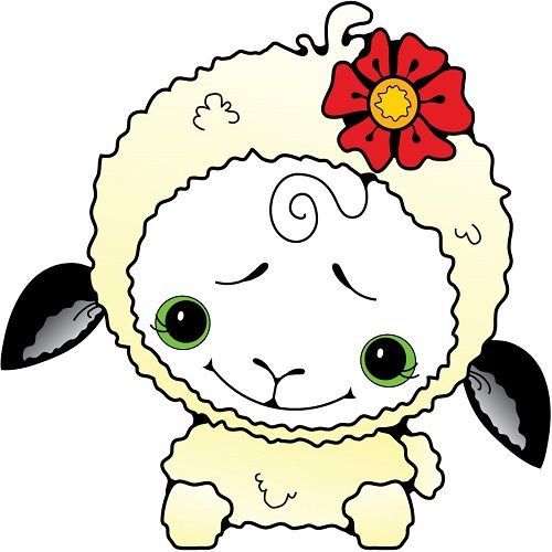 30 Custom White Sheep Personalized Address Labels