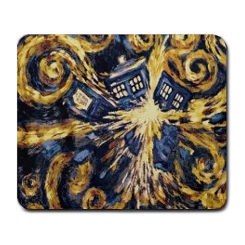 Exploding Tardis Cross Stitch Pattern Doctor Who Large Mousepad Free Shipping
