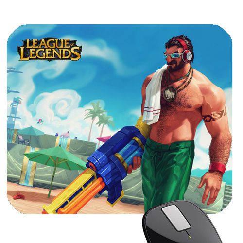 Pool Party Graves the Outlaw League of Legends Mousepad Mouse Mats Og30