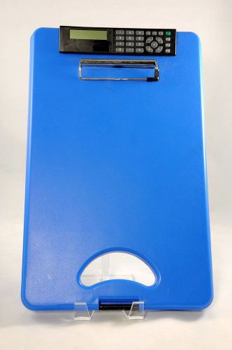 Saunders DeskMate II Plastic Storage Clipboard with Calculator, Letter Size 8...