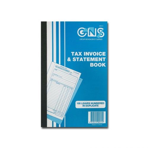 INVOICE AND STATEMENT  BOOK GNS 572 DUPLICATE 8X5 100PAGES (00572)