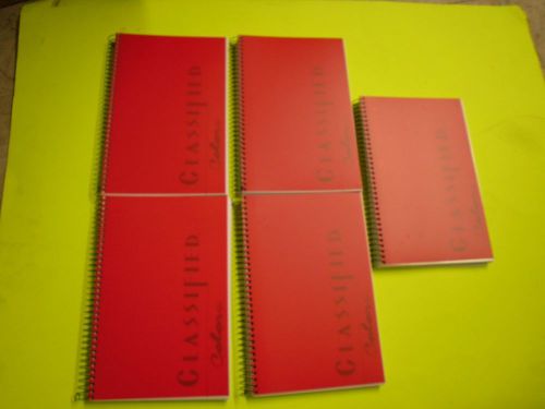 5PK Tops Classifield Business Notebook 8 1/2 in X 5 1/2 in 100 sheets Top 73505