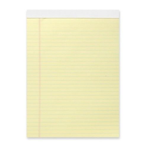 Micro-Perforated Pad, Legal Ruled, 50 Sheets, Letter, Canary, 12-Pack