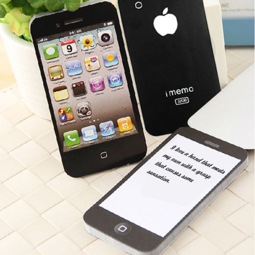 HOT 1PCS Office Note Paper Notepad Memo Pad iPhone 4 4G 4S 4GS Style Notes Pads