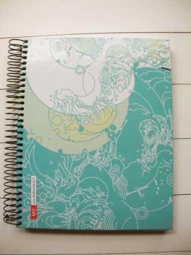 NEW Miquelrius Spiral Hardcover Lined Notebook - 8 x 6.5 Blue &amp; White