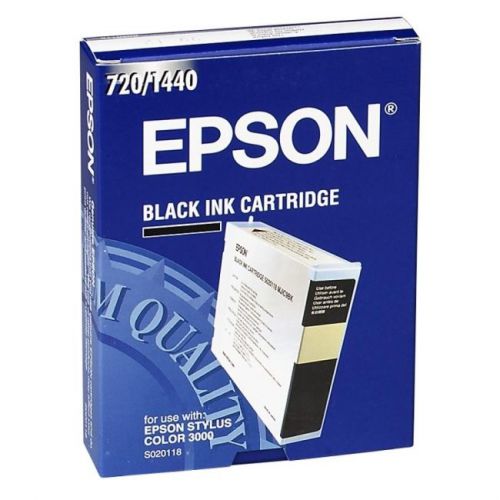 EPSON - ACCESSORIES S020118 BLACK INK CARTRIDGE FOR STYLUS