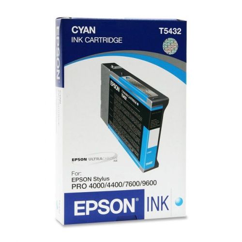 Epson - accessories t543200 ultrachrome cyan ink cart 110ml for sale