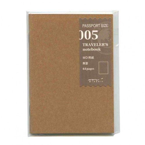 Brand New Midori Traveler&#039;s Notebook (Refill 005) Passport Siz From Japan