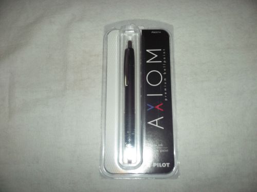 Pilot® Axiom Retractable Ballpoint Pen~Medium Point~Matte Black~*Under $18.00!