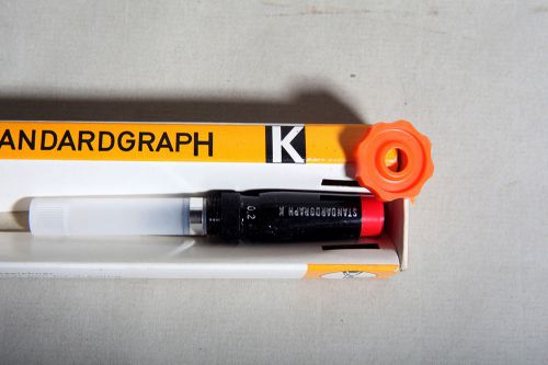 standardgraph K technical pen for drawing 0.2mm. VINTAGE RARE BOXED NEVER USED