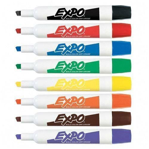 Expo dry erase marker - bold, broad marker point type - chisel marker (83078) for sale