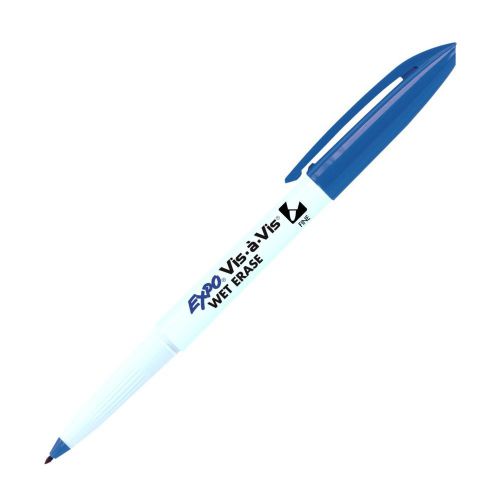 Expo vis-a-vis transparency marker, fine, blue (expo 16003) - 1 each for sale