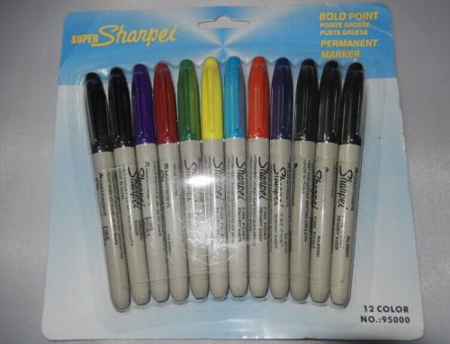 New 12 Colors Permanent Markers