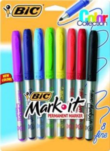 BIC Markit Permanent Marker Color Collection 8 Pack