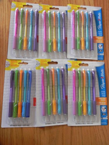 30 Papermate Mechanical pencils (6X 5 pk) #2 0.7 mm-smudge resistant eraser